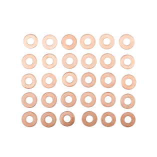 Set 30 Arandelas Cobre Inyect