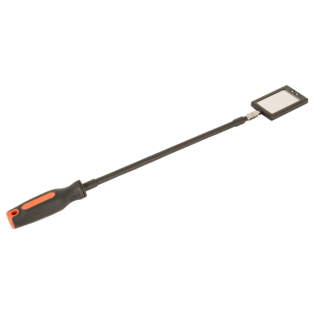 Espejo de inspección pivotante con LED y cable semirrígido aislado