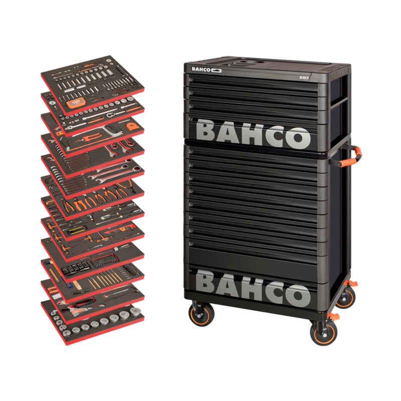 Carro 26" Con Cofre 12 Inlays