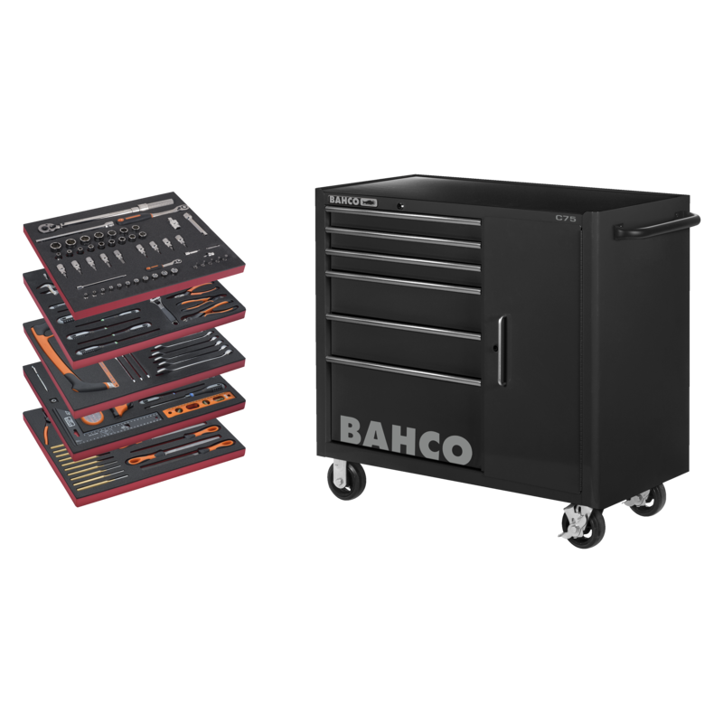 Carro 40" 6 Caj Con Htas.