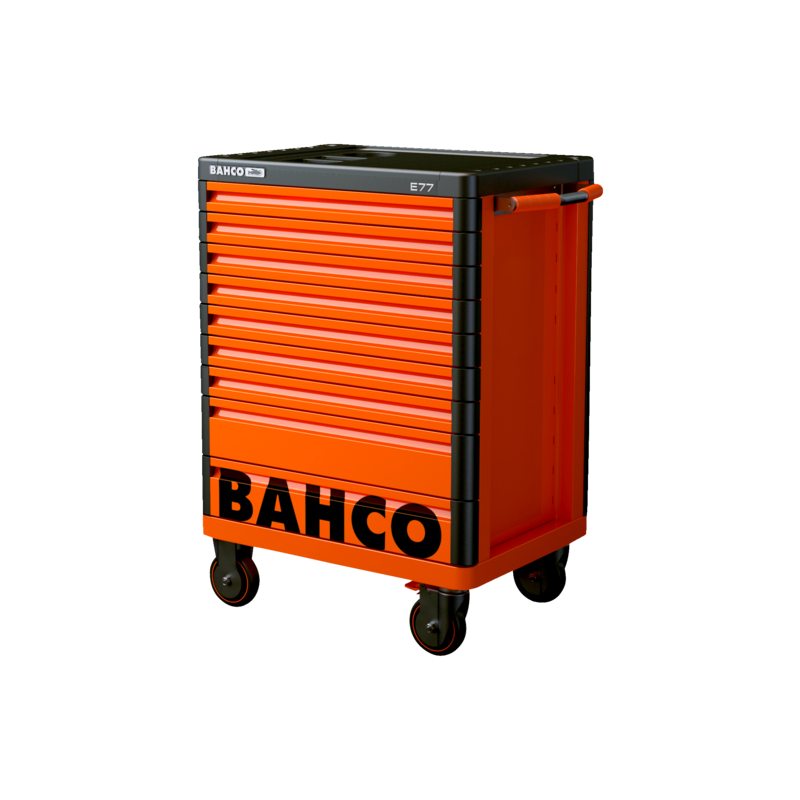 Carro 26" E77 9 Cajones Naranj