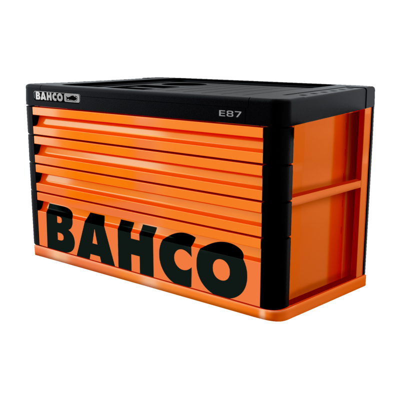 Cofre 26" E87 4 Cajones Negro