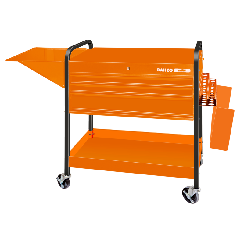 Carro-3Dr + 2Bandeja Negro