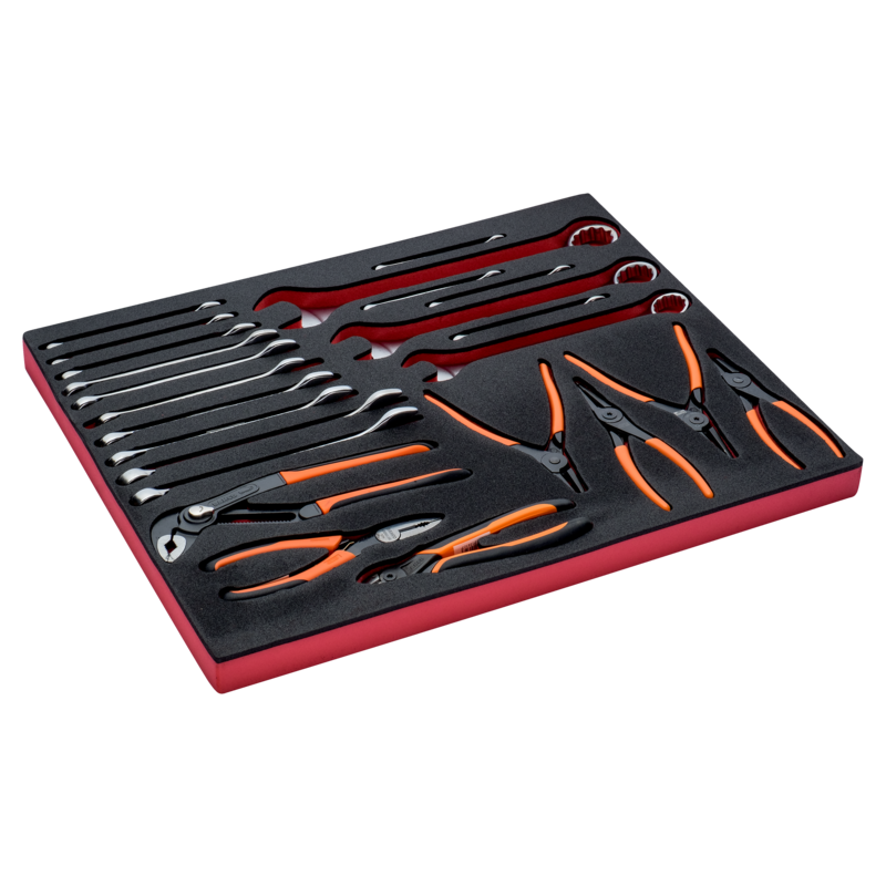 Foam 24 Llaves Comb Y Alicates