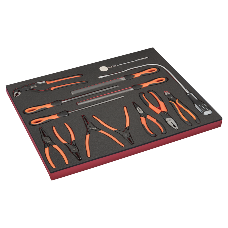 Foam Alicates Y Limas 14 Pzas