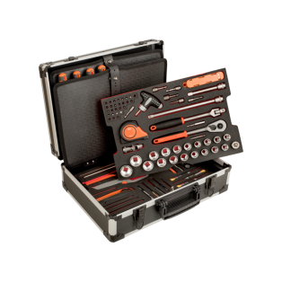 Caja de herramientas Aluminio - 145 piezas