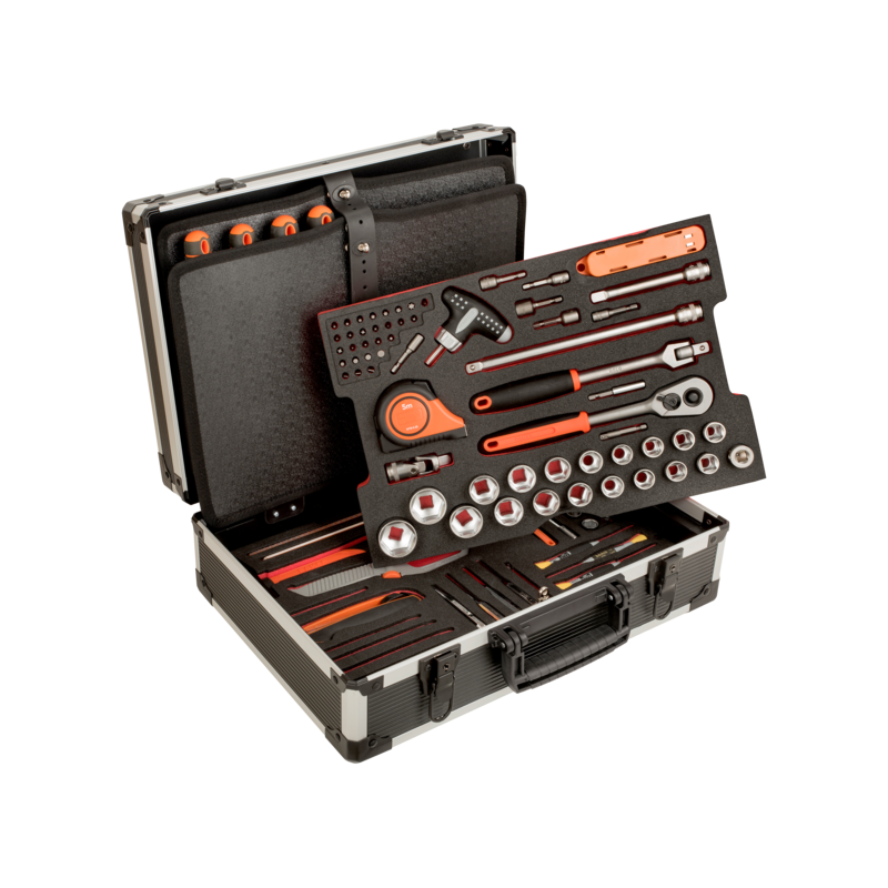 Caja de herramientas Aluminio - 145 piezas