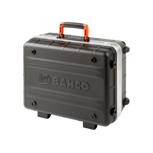 Maleta rígida con ruedas para herramientas de 42 L con asa telescópica y bolsas de plástico 465 mm x 215 mm x 352 mm