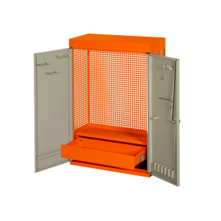 Armario De 2 Puertas Rojo