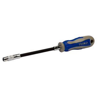 Destornillador portapuntas magnético flexible para puntas de 1/4"