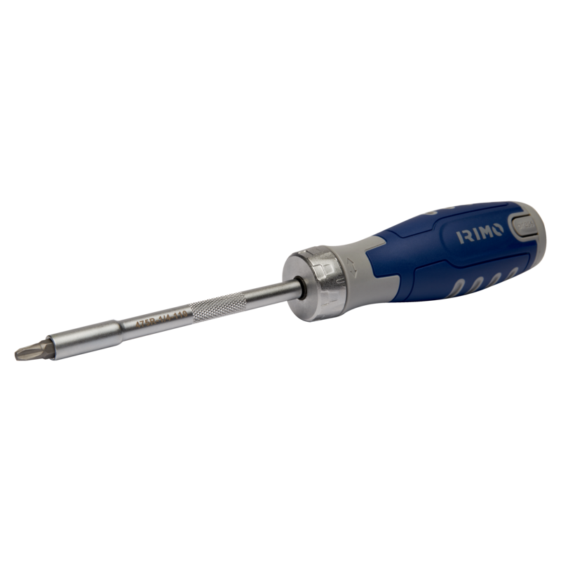 Destornillador a carraca con portapuntas y 12 puntas