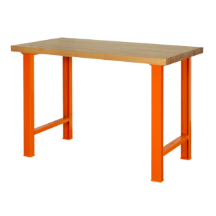 Banco Trabajo Naranja 1.800Mm