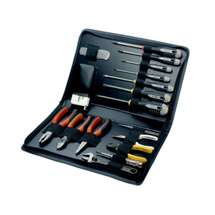 Kit de herramientas de electricista en estuche con cremallera