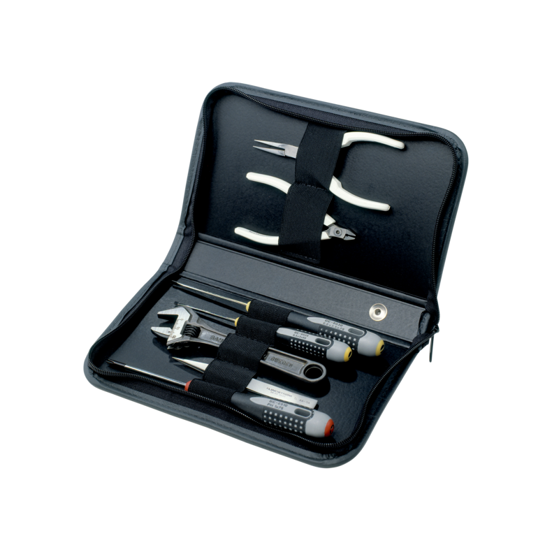 Kit de herramientas de electricista en estuche con cremallera