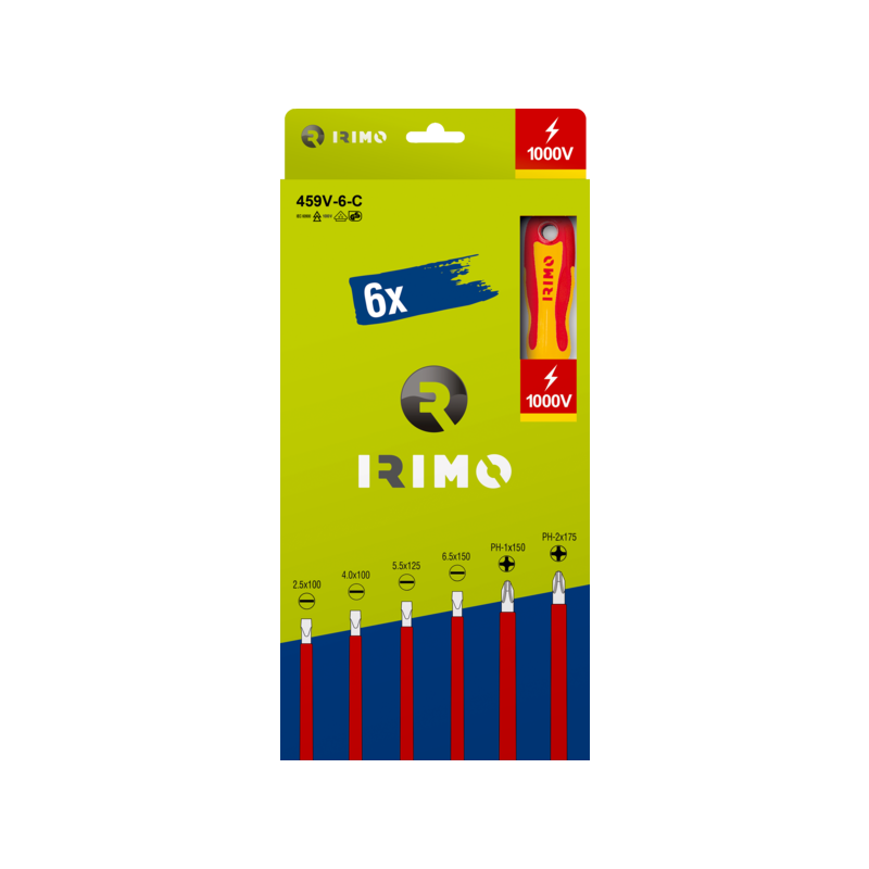 Juego de destornilladores aislados