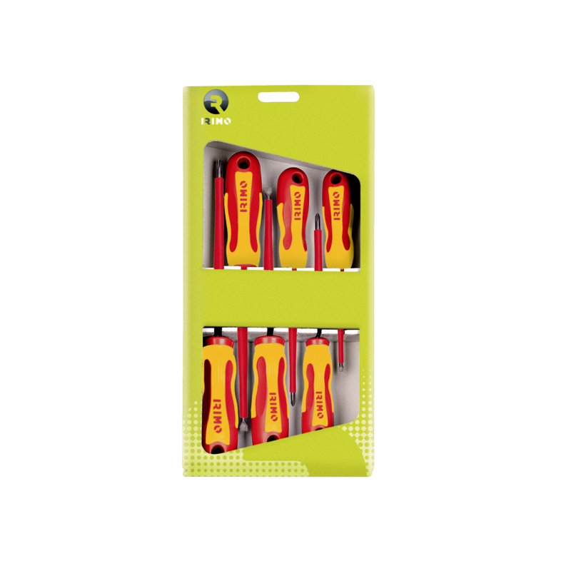 Juego de destornilladores aislados