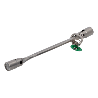 Llaves métricas de doble cabezal con cabeza giratoria y acoplamiento rápido 192 mm