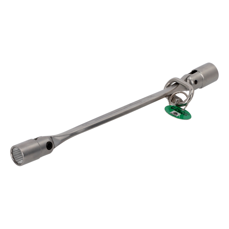 Llaves métricas de doble cabezal con cabeza giratoria y acoplamiento rápido 224 mm