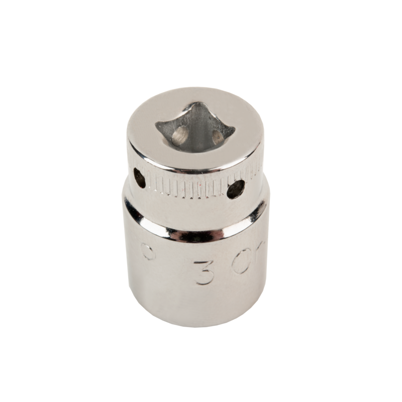 Vasos Hex 1/4" Altura-9Mm