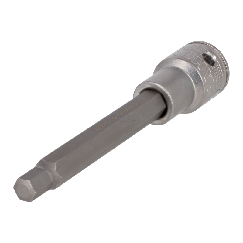 Destornilladores de vaso con cuadradillo de 1/2" para tornillos métricos de cabeza hexagonal con solución de 4 puntas 120 mm