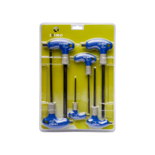 Destornillador mango en T hexagonal con bola