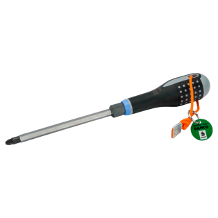 Destornillador con tuerca ERGO™ para tornillos Pozidriv con cuerda de Dyneema de PZ4 x 200 mm