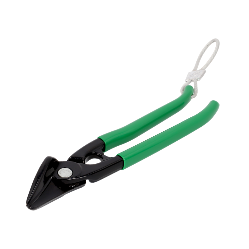 Cizalla para metales con corte recto y derecho y bucle de alambre metálico fijo 280 mm