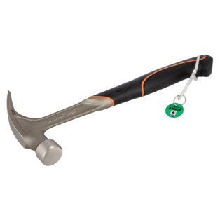 Martillos de uña rectos ERGO™ con empuñadura de goma bimaterial y bucle de alambre 345 mm