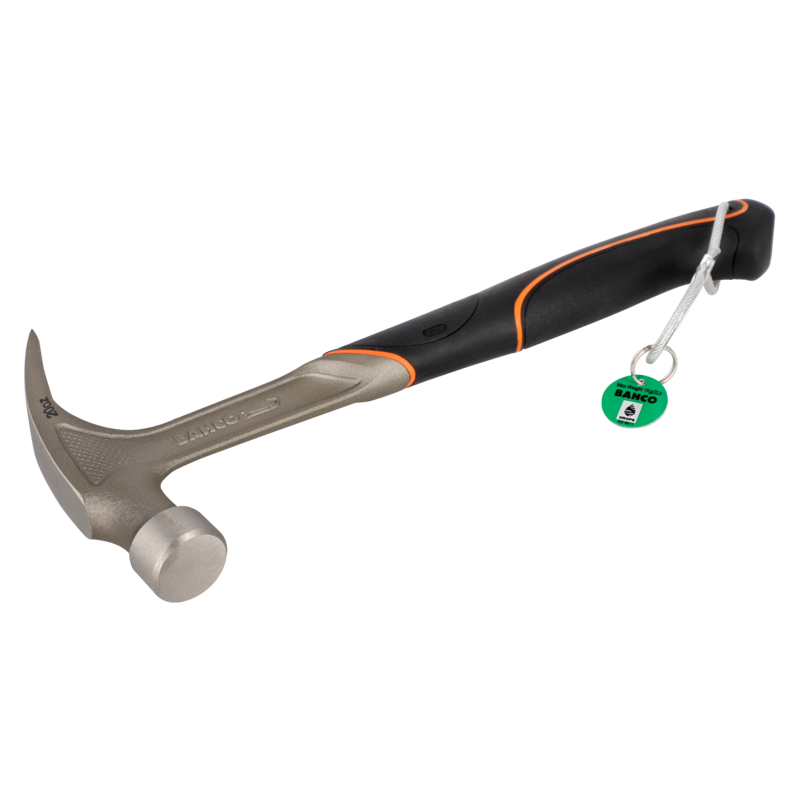 Martillos de uña rectos ERGO™ con empuñadura de goma bimaterial y bucle de alambre 345 mm