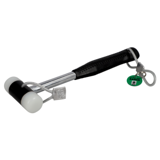 Mazas de punta de nylon con empuñadura de goma y lazo de alambre 262 mm