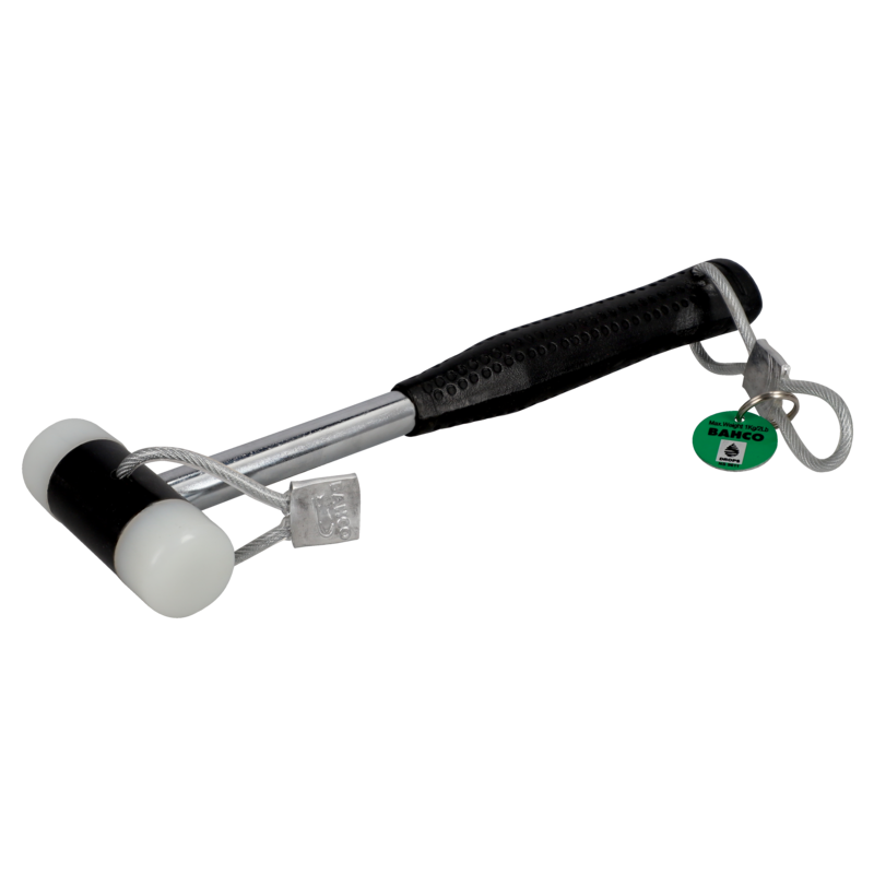 Mazas de punta de nylon con empuñadura de goma y lazo de alambre 262 mm