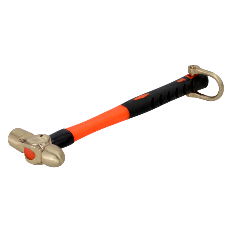 Martillos de bola sin chispa con cabeza de bronce de aluminio y mango de bronce de aluminio 285 mm