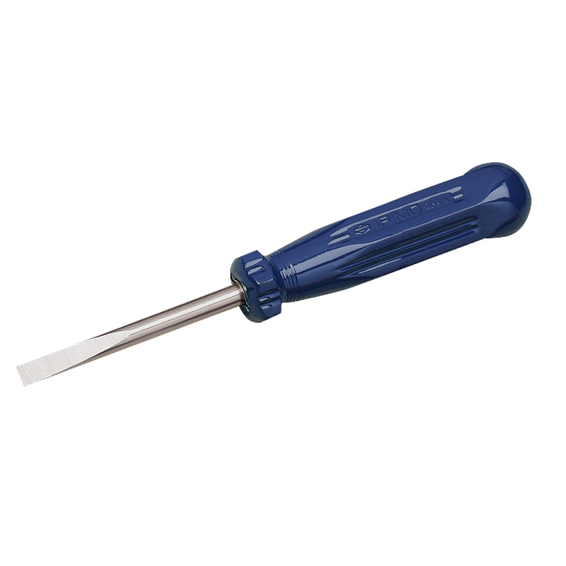 Destornillador ranurado con varilla reversible