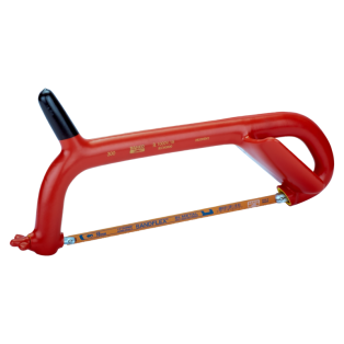 Arco de sierra aislados para cortar metal con guardamanos