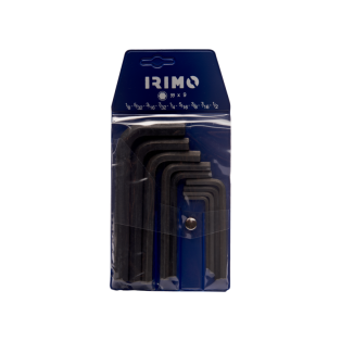 Llave tipo allen corta pavonada