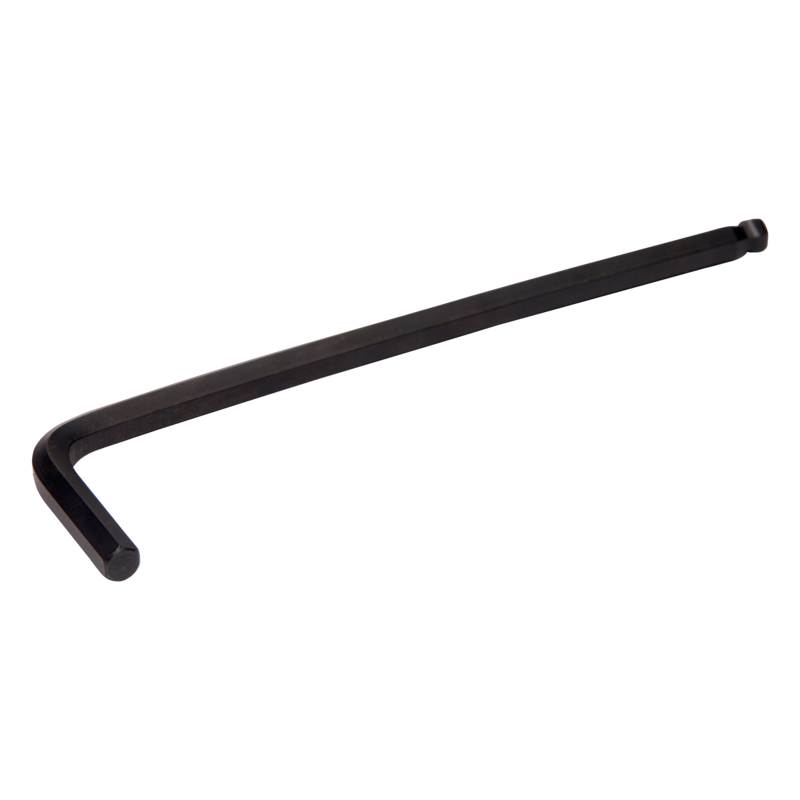 Llave tipo allen larga pavonada con bola