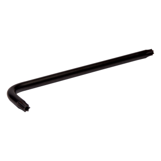 Llave acodada Torx inviolable pavonada