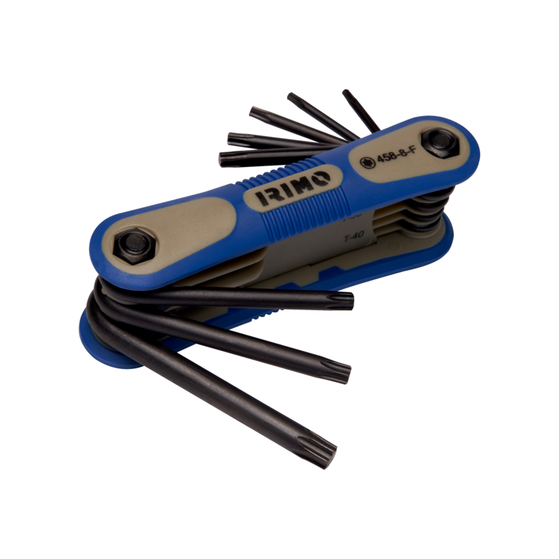 Llaves acodadas Torx hexagonales en estuche