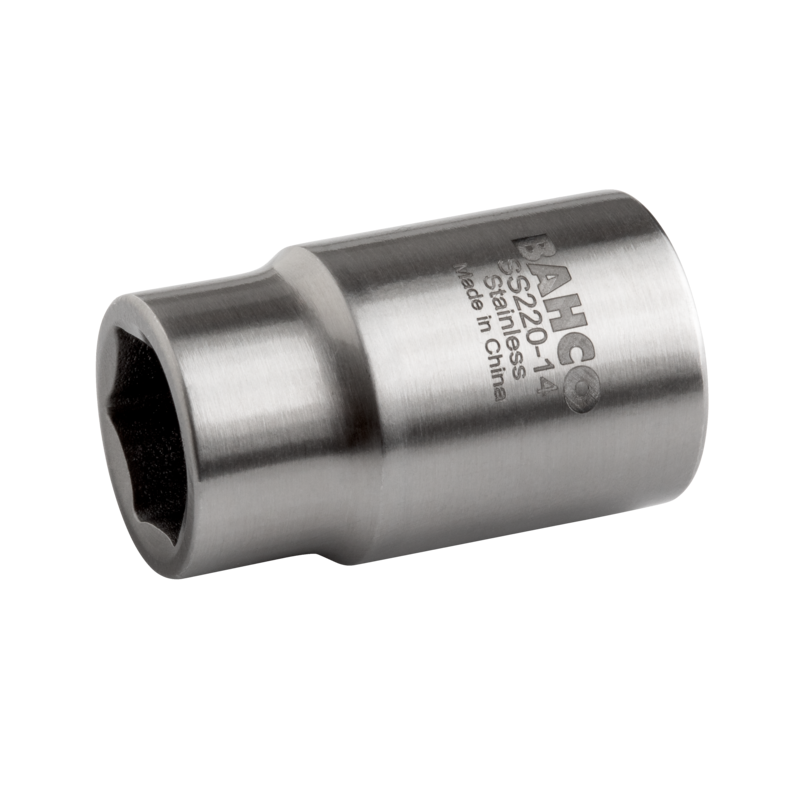 3/4" Vaso Hex. Acero Inox 19