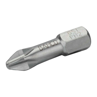 Juego de puntas de acero inoxidable de 1/4" para tornillos de cabeza Phillips PH2 (10 unidades)