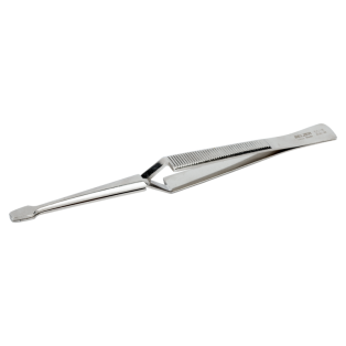 Pinzas universales de acción inversa con acabado pulido y niquelado de 155 mm (en blíster)