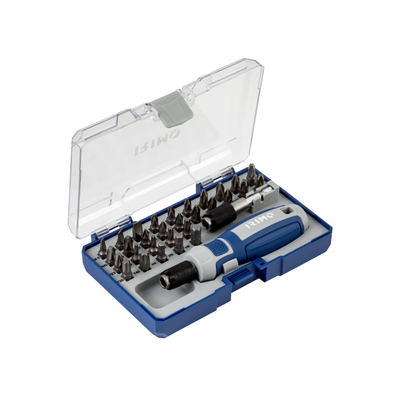 Juego de puntas de 1/4" con destornillador portapuntas