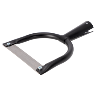 Debarking iron U-holder design