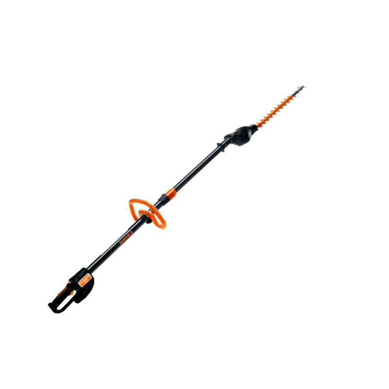 Cortasetos con pértiga telescópica a batería de 1200 W