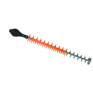 Barra cortadora para cortasetos con pértiga telescópica de 51 cm