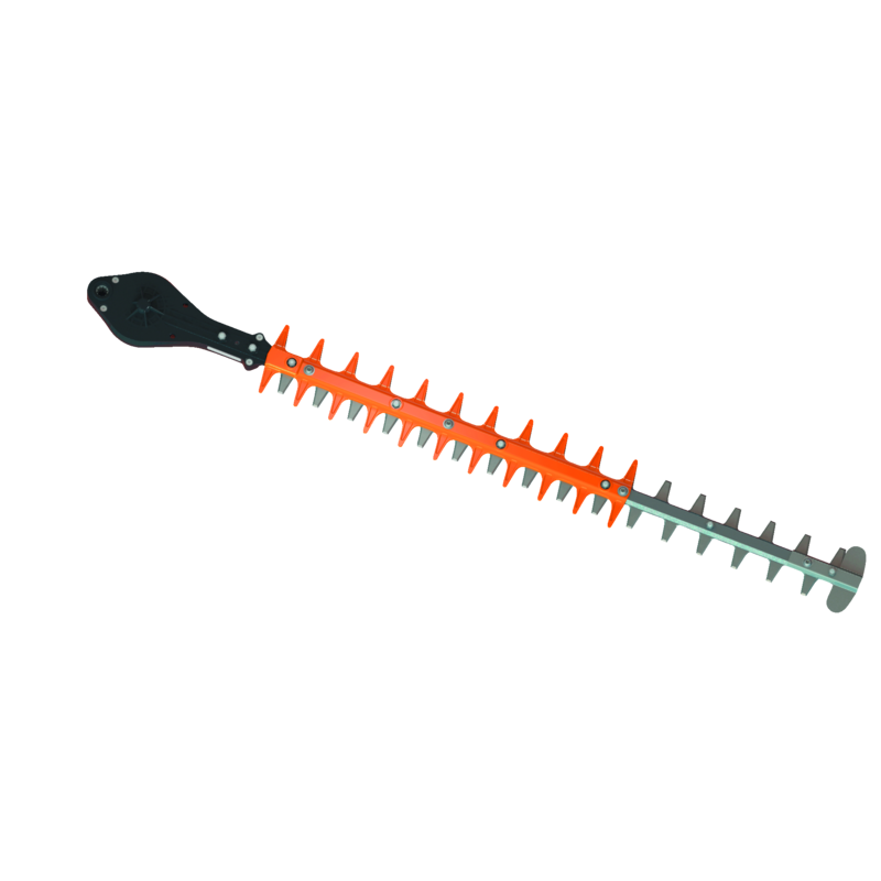 Barra cortadora para cortasetos con pértiga telescópica de 51 cm