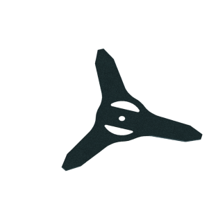 Cuchilla de corte de tres lóbulos para desbrozadora BCL121