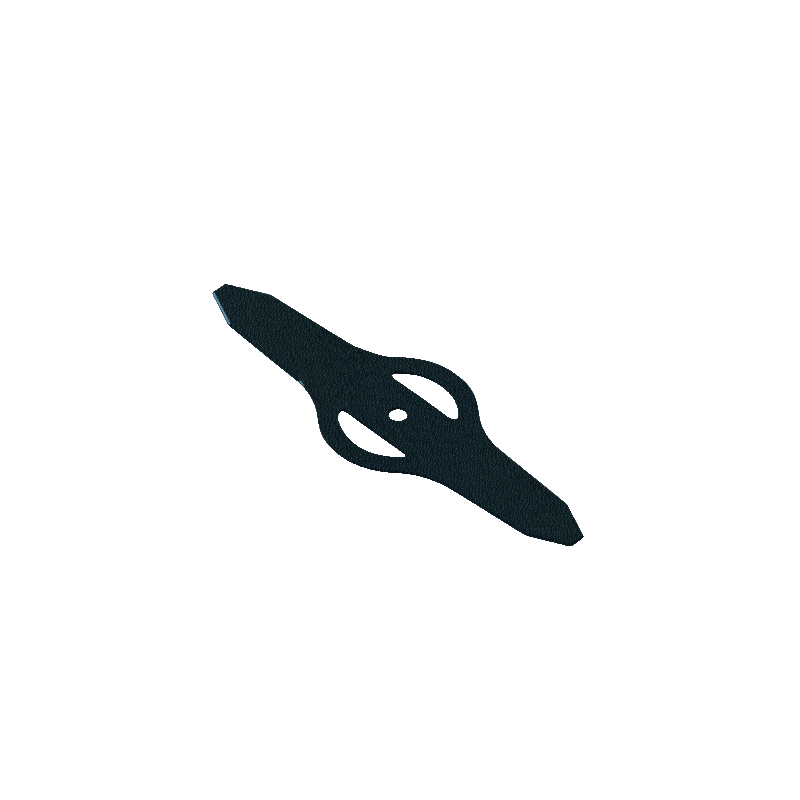 Cuchilla de corte de dos lóbulos para desbrozadora BCL121