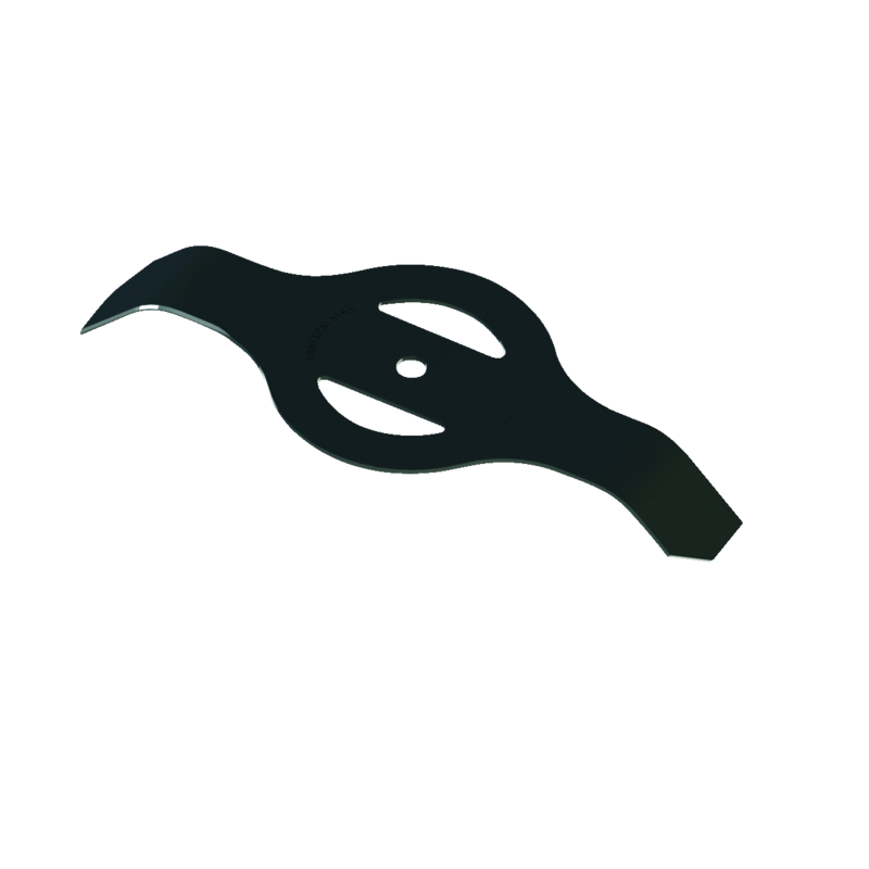 Cuchilla de corte de dos lóbulos curvados para desbrozadora BCL121