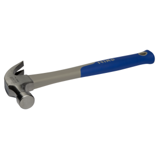 Martillo de uña con mango de fibra de vidrio